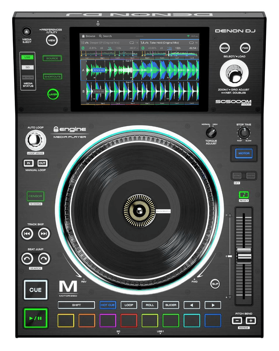 Professional Motorized DJ Media Player | SC5000M PRIME | Denon DJ